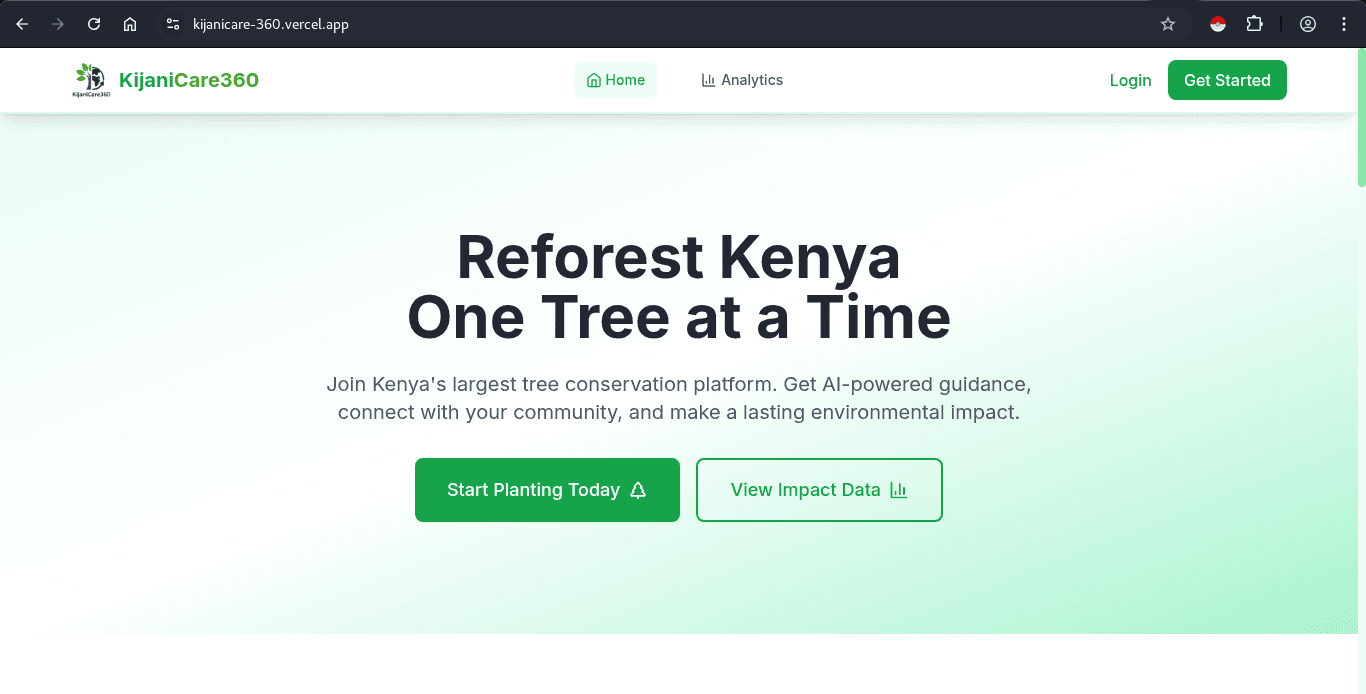 Kijani Care 360 — Environmental Monitoring Platform