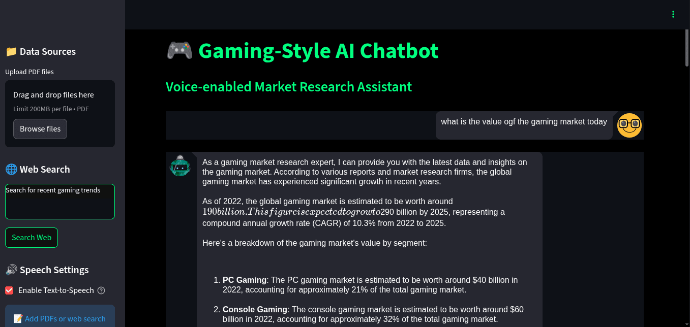 Market Research AI Assistant